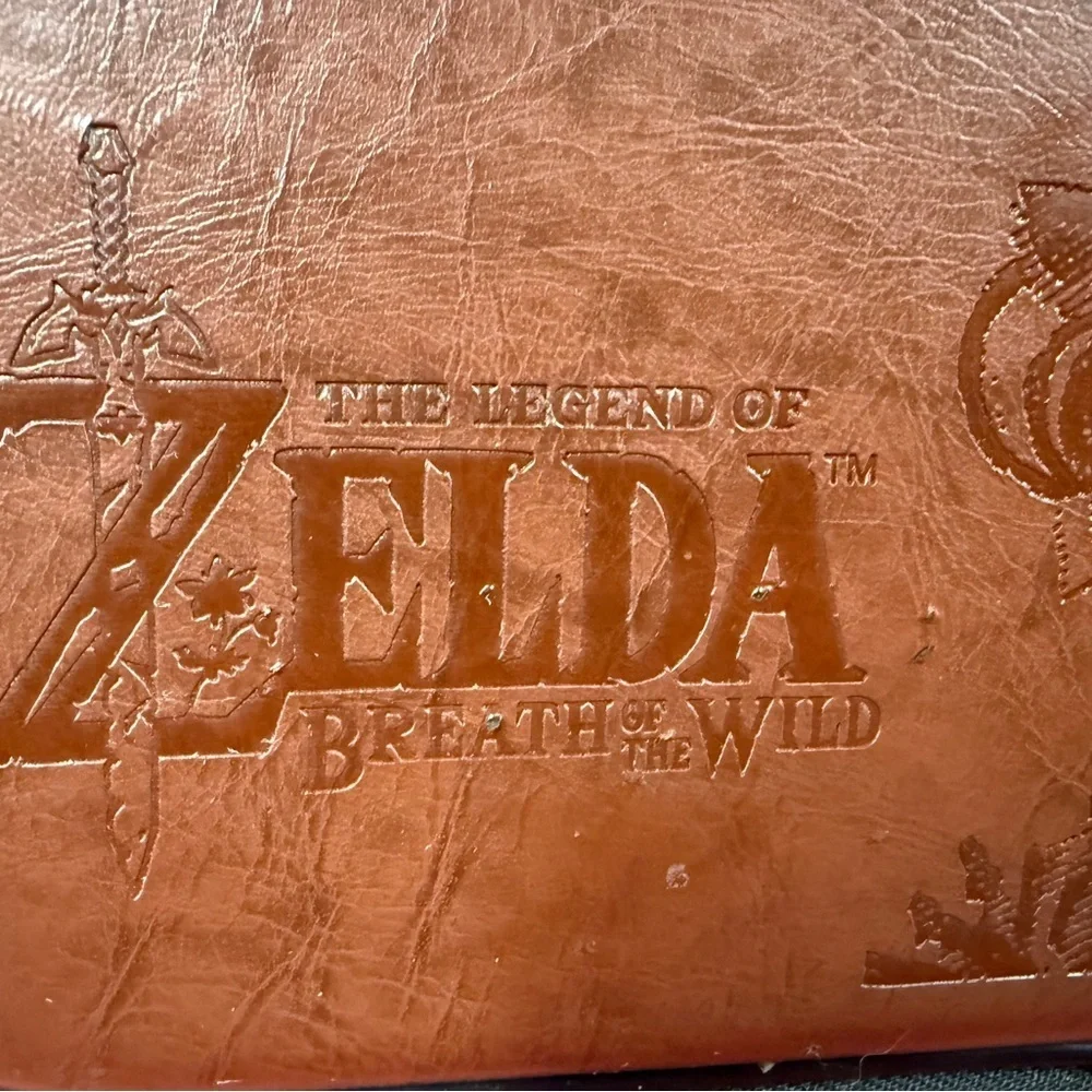 Nintendo Brown Handheld Console Case Zelda Design